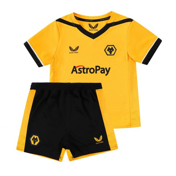 Camiseta Wolves 1ª Niño 2022-2023